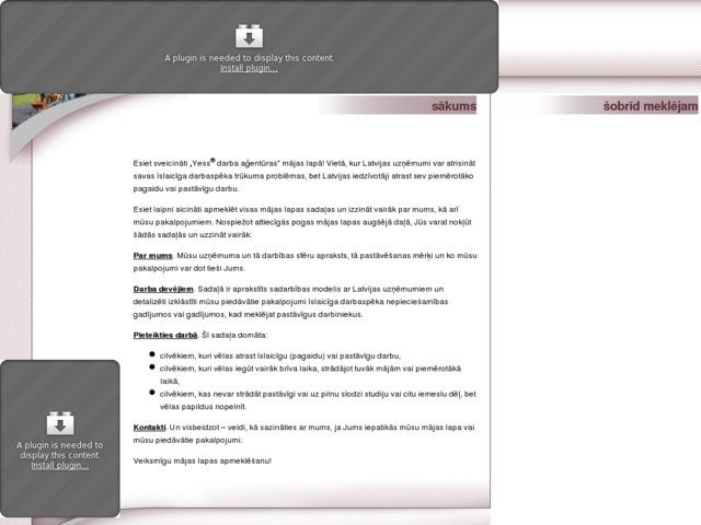 Yess darba aģentūra, SIA